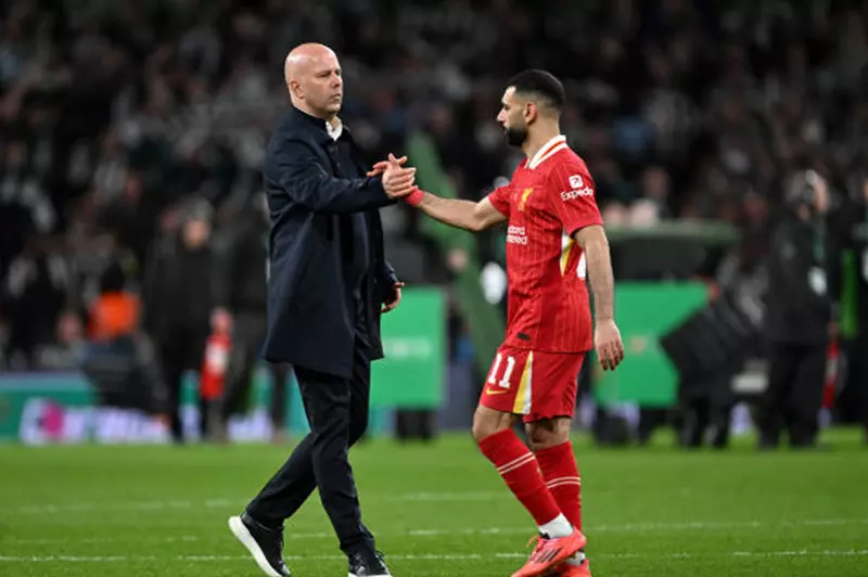 محمد صلاح وأرني سلوت